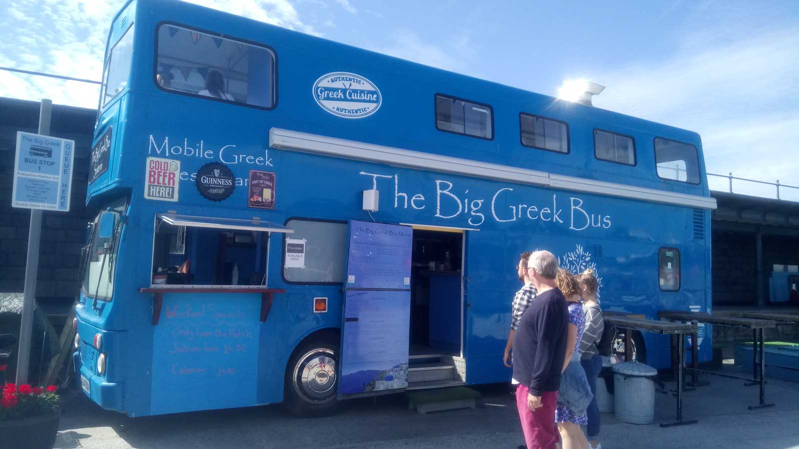 Big Greek Bus in Folkestone