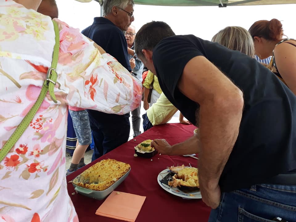 Trawlers Fish Pie Competition Digging In!