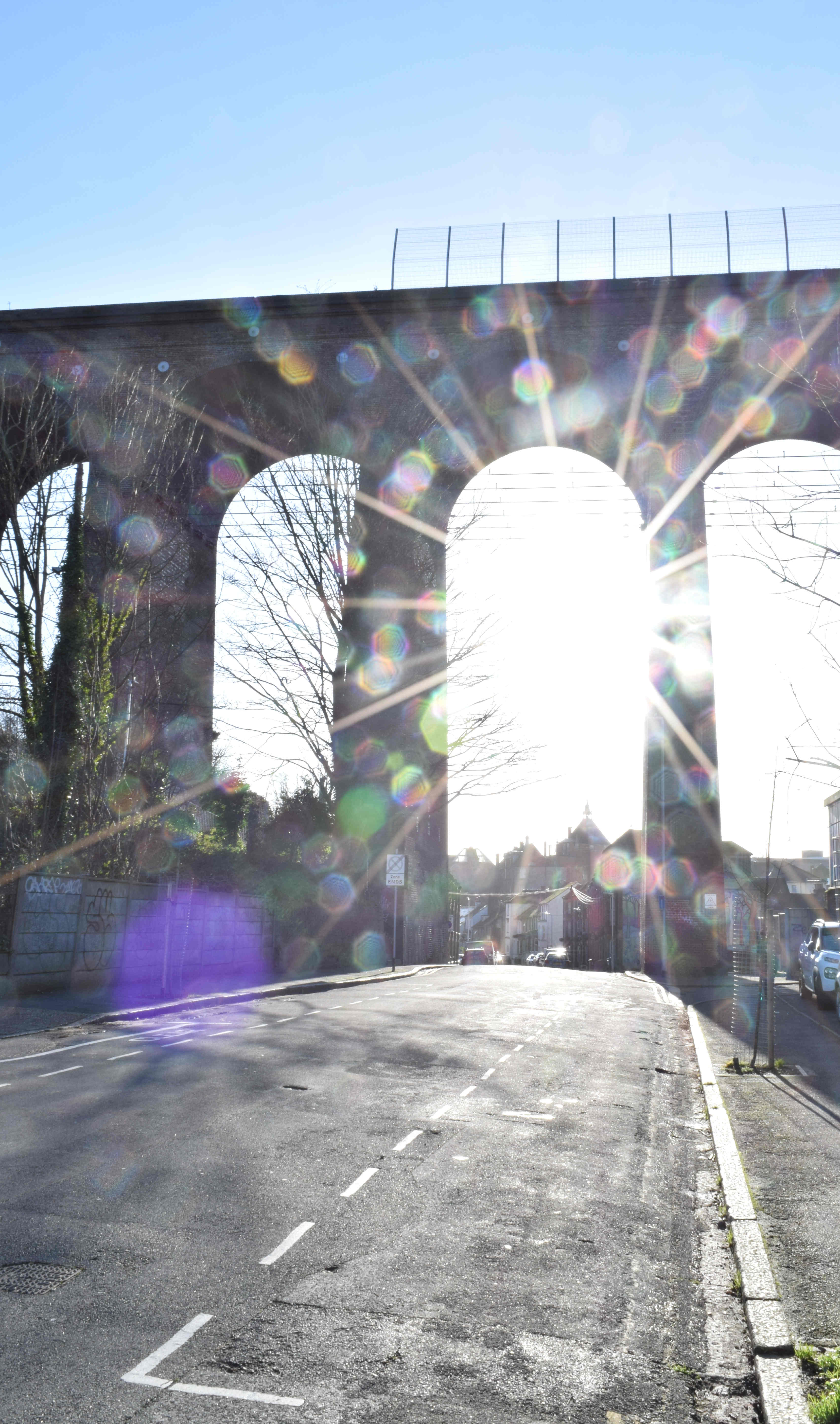 Sunlight through the viaduct