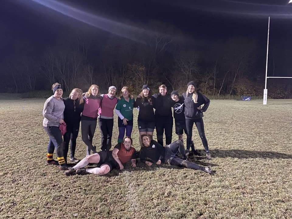 Muddy Women's Team Folkestone Rugby Club