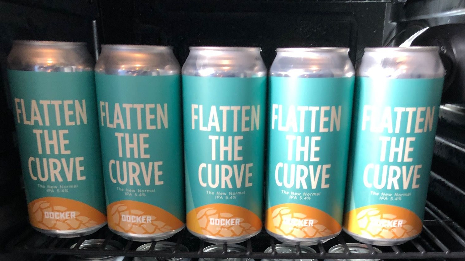 Flatten The Curve Docker Beer