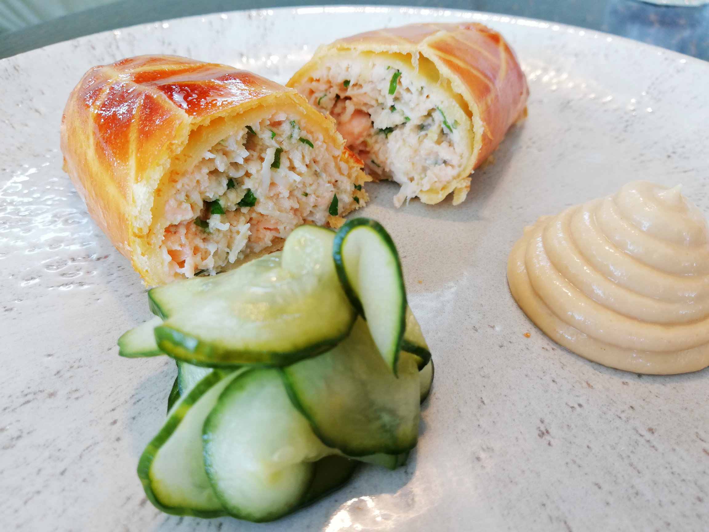 Mark Sargeant's Crab and Salmon Sausage Roll