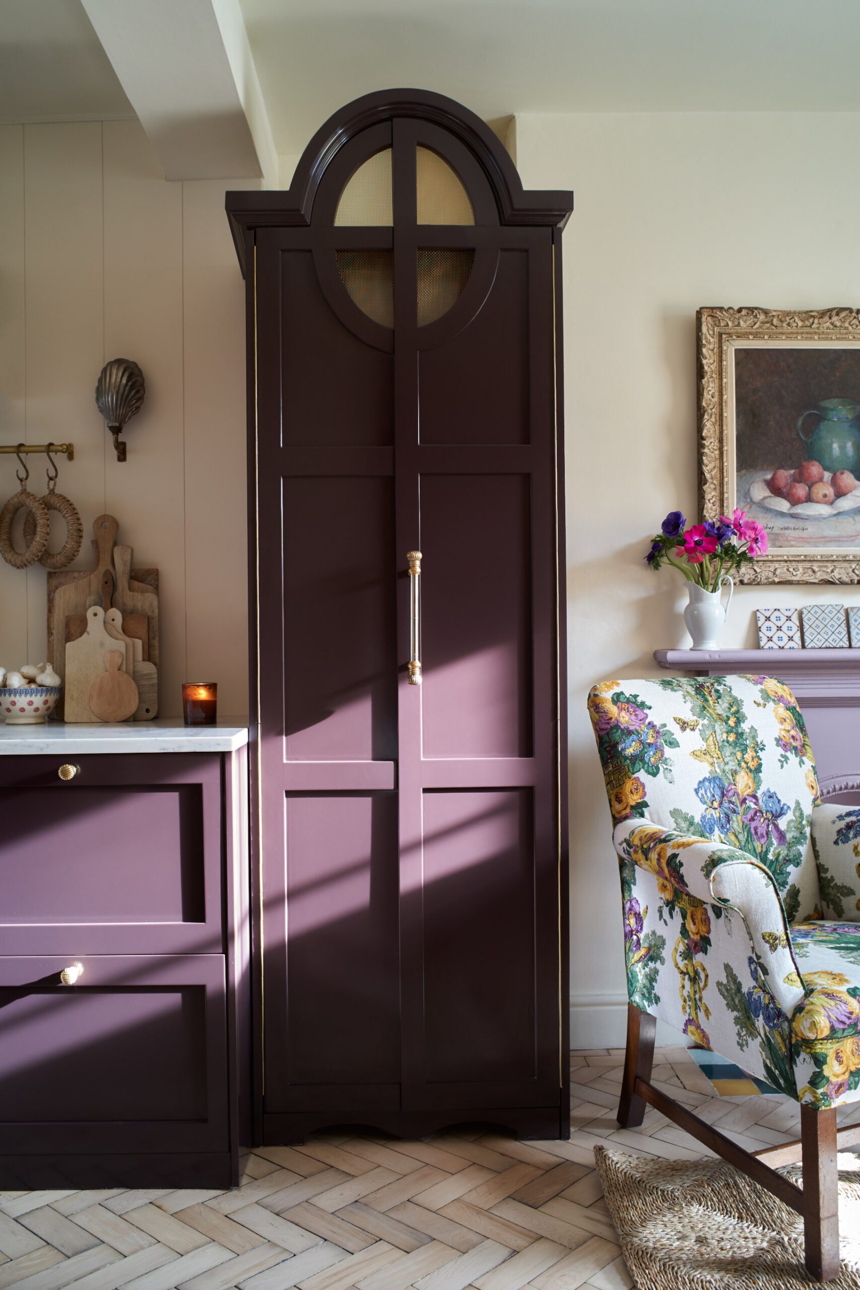 Cote De Folk Purple Cupboard