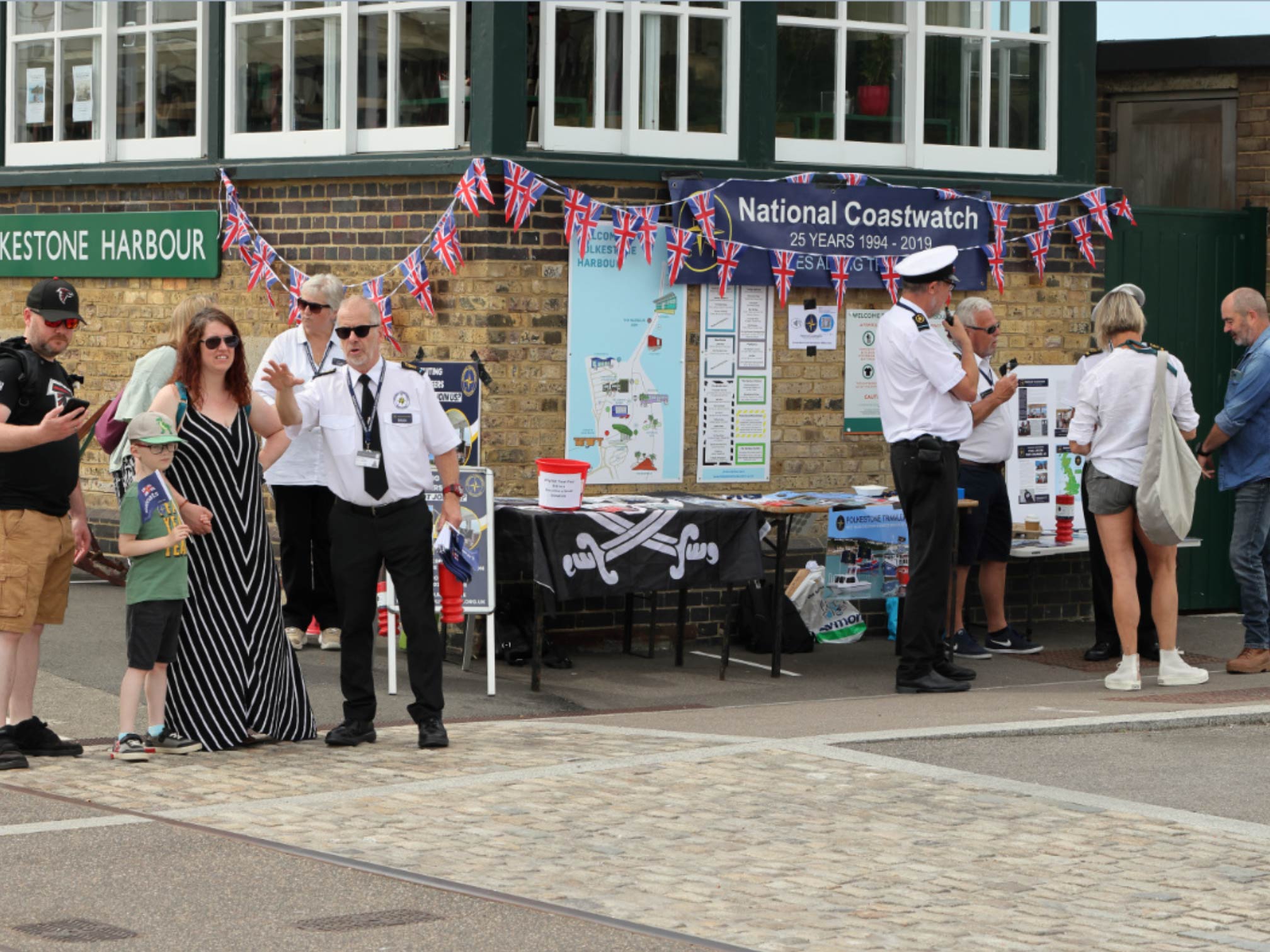 Talking to the public NCI at Folkestone Station