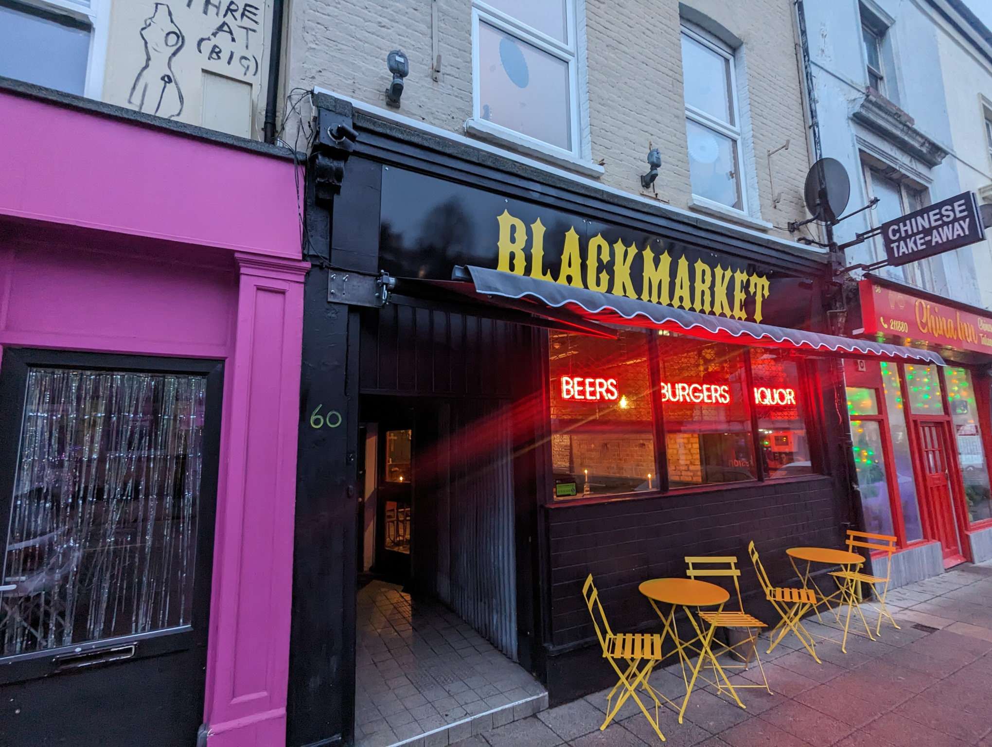 Blackmarket outdoors