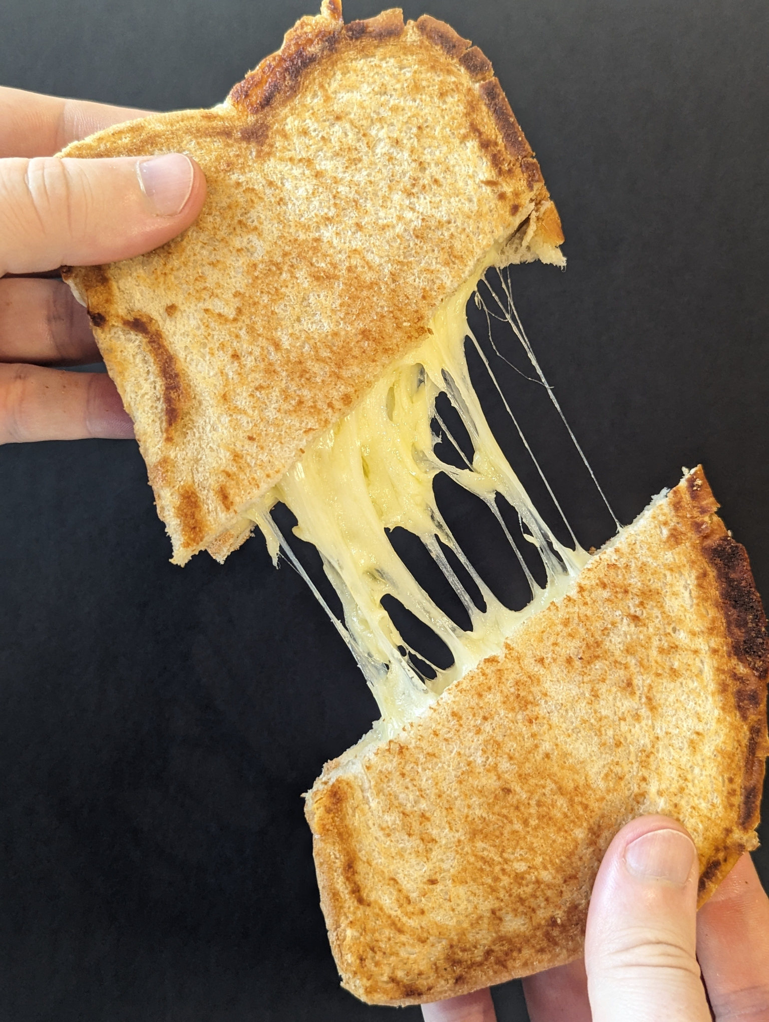 Queso Hombre Stringy Cheese Sandwich