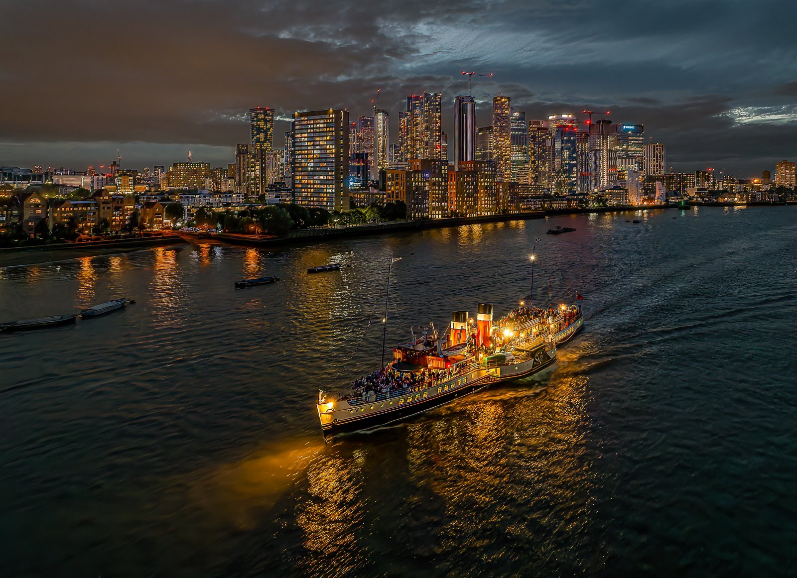 Waverley in London at night