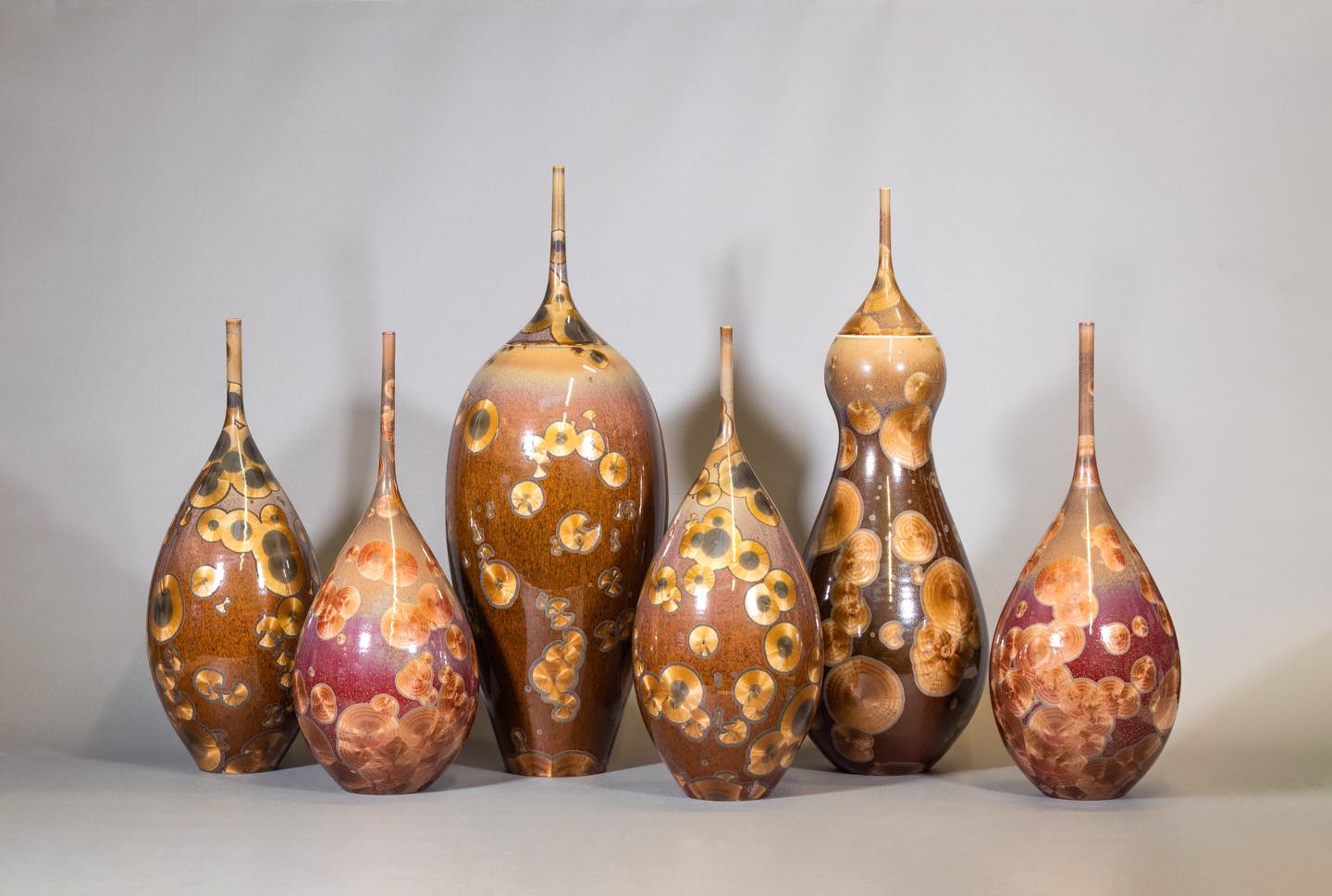 Matt Horne Pottery Vases