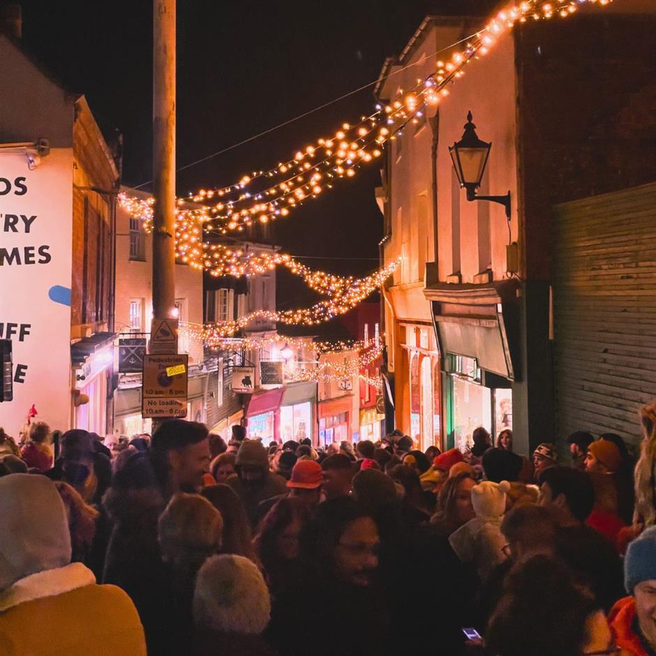 Book Festival Lights Switch On