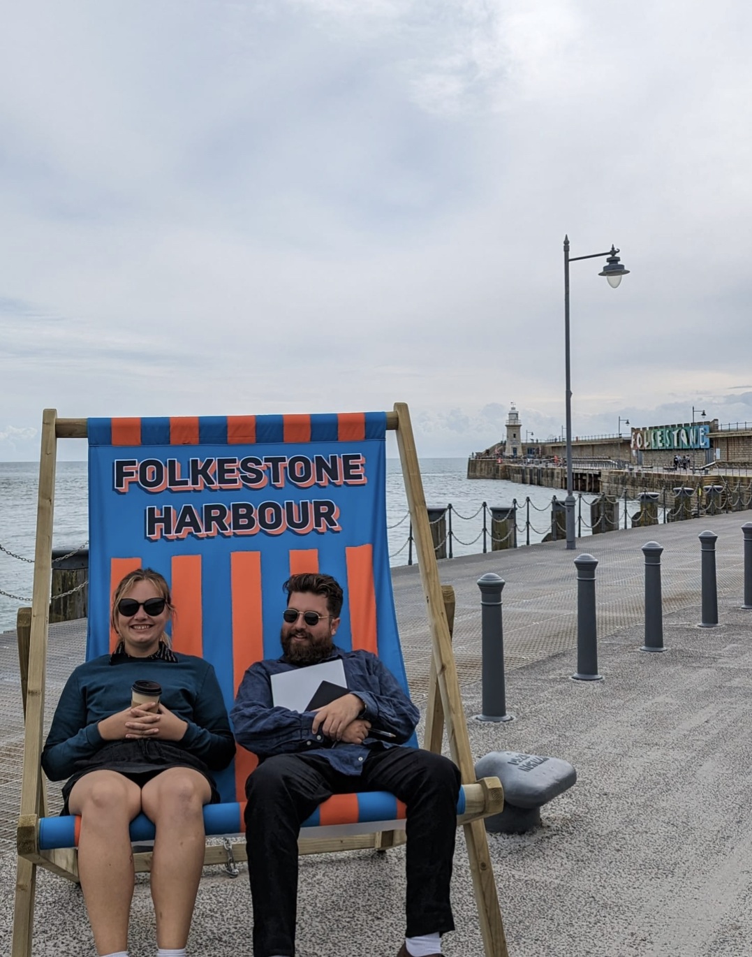 Hazel and Dan Deckchair