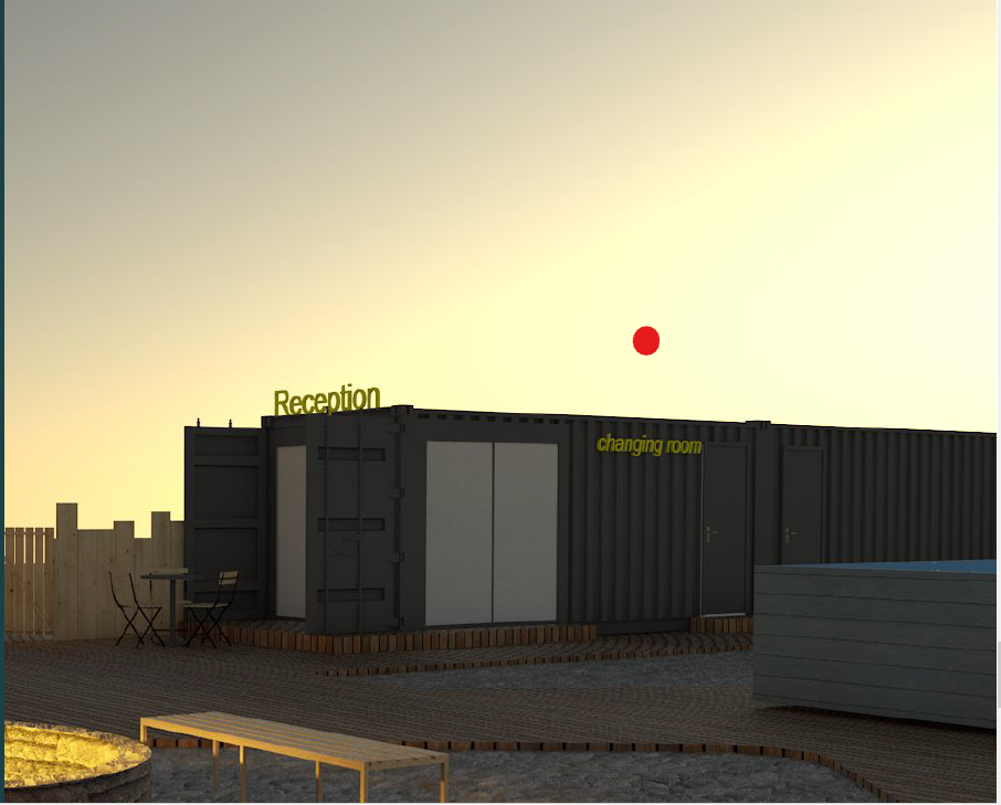Sea Scrub Sauna Graphic Representation
