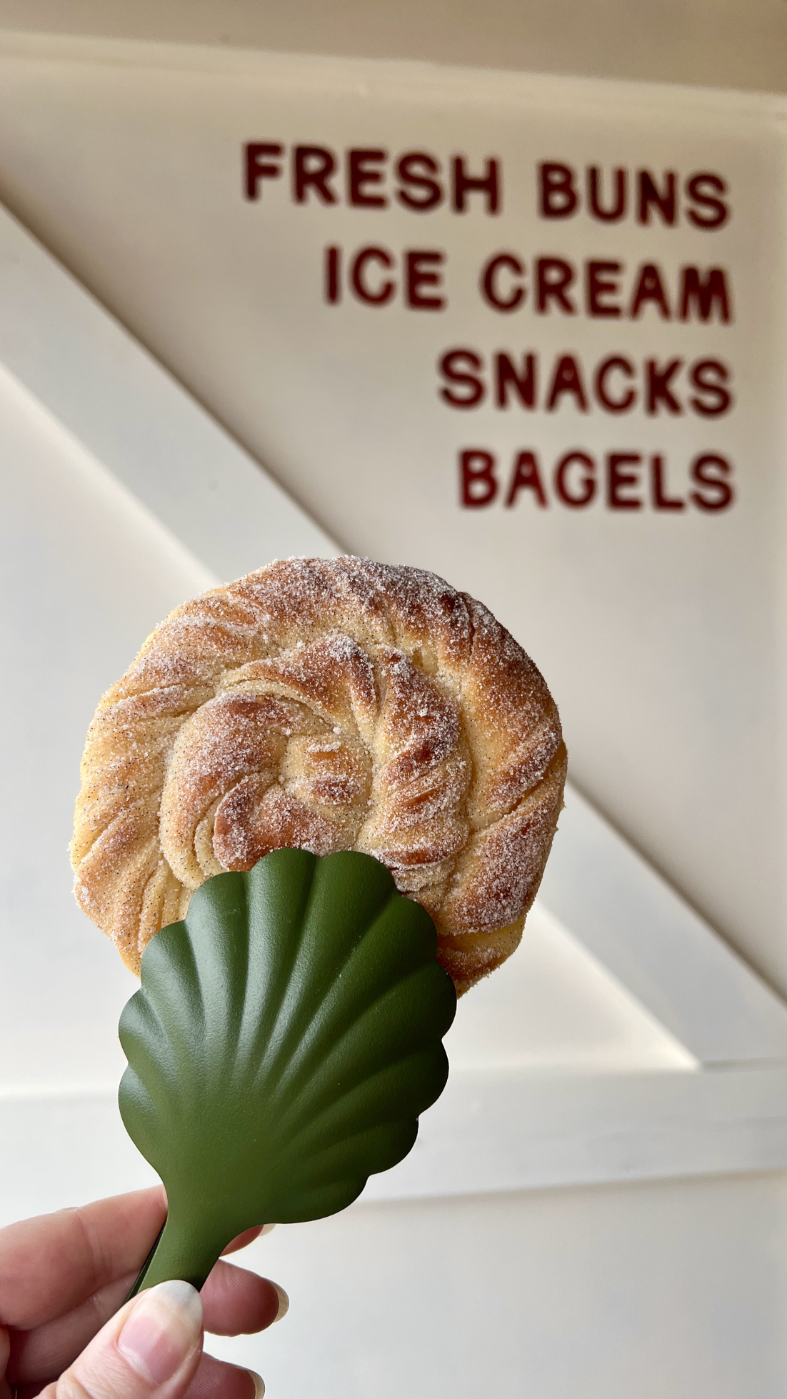 Pit stop bun with door sign