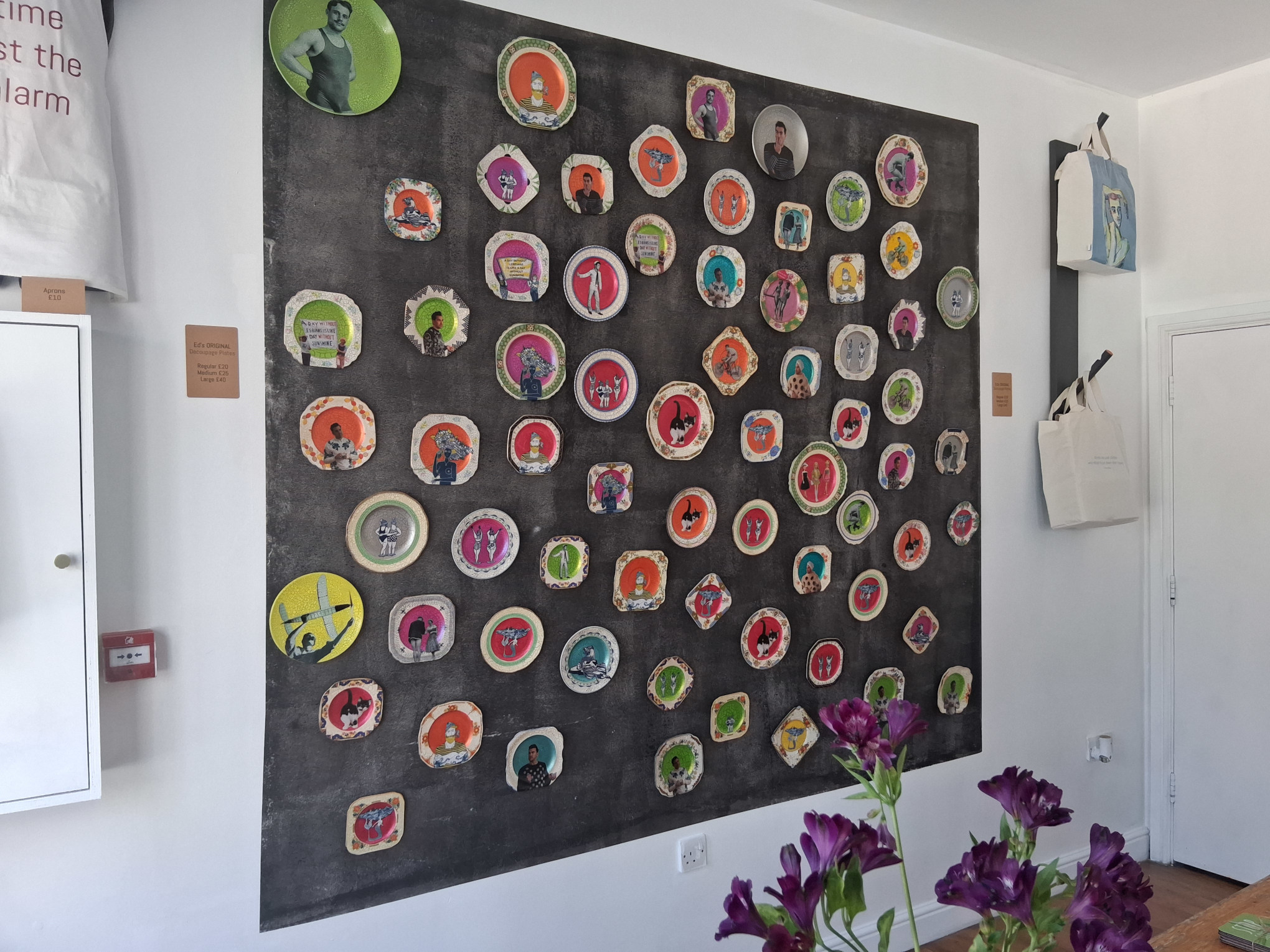 Wall of Plates
