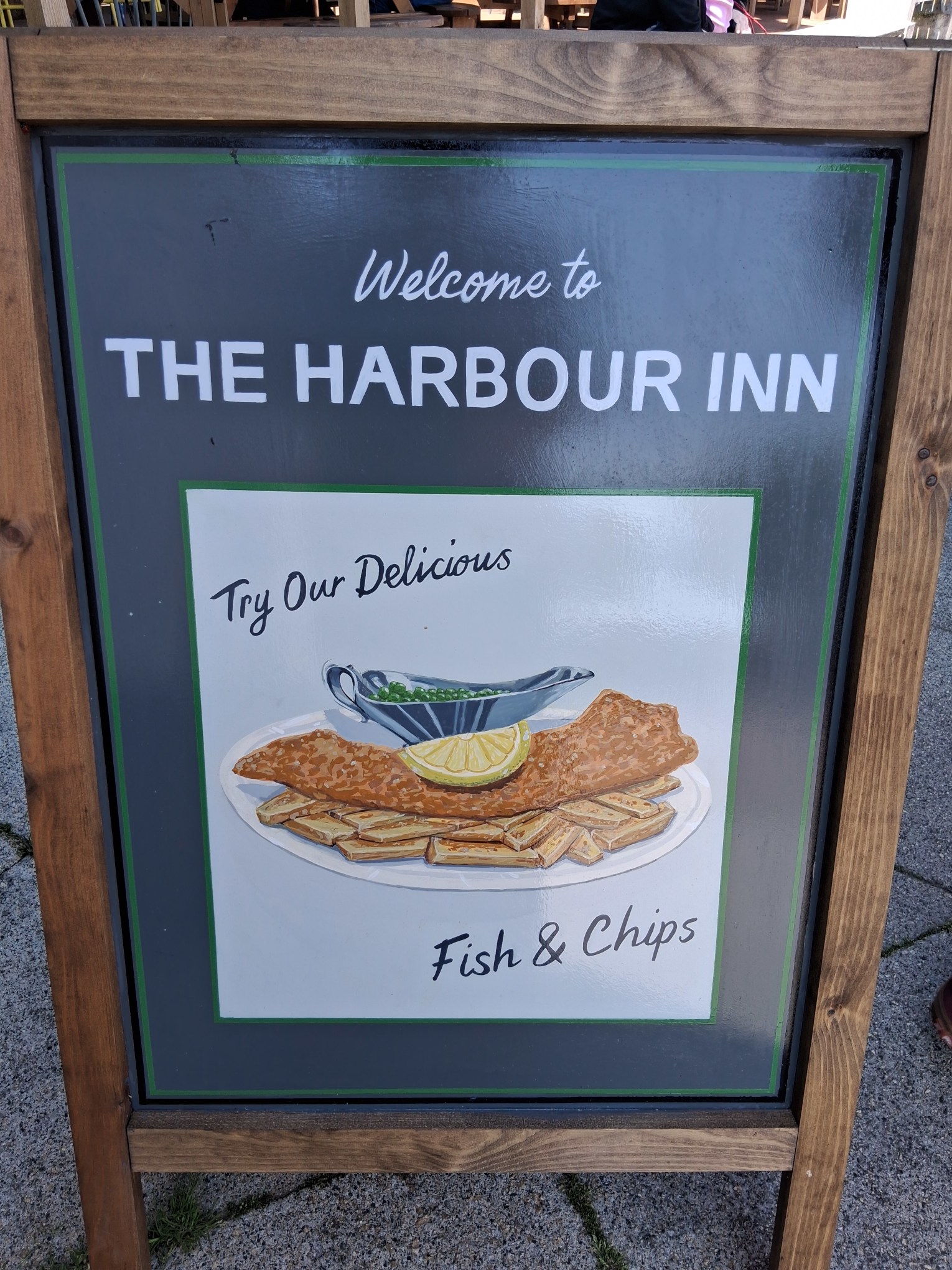 Katy Case Boards Fish and Chips