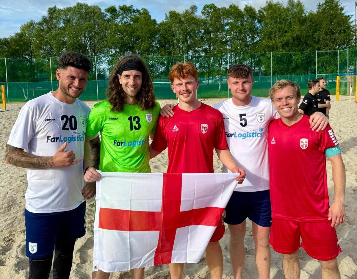Beach Soccer Team Flag