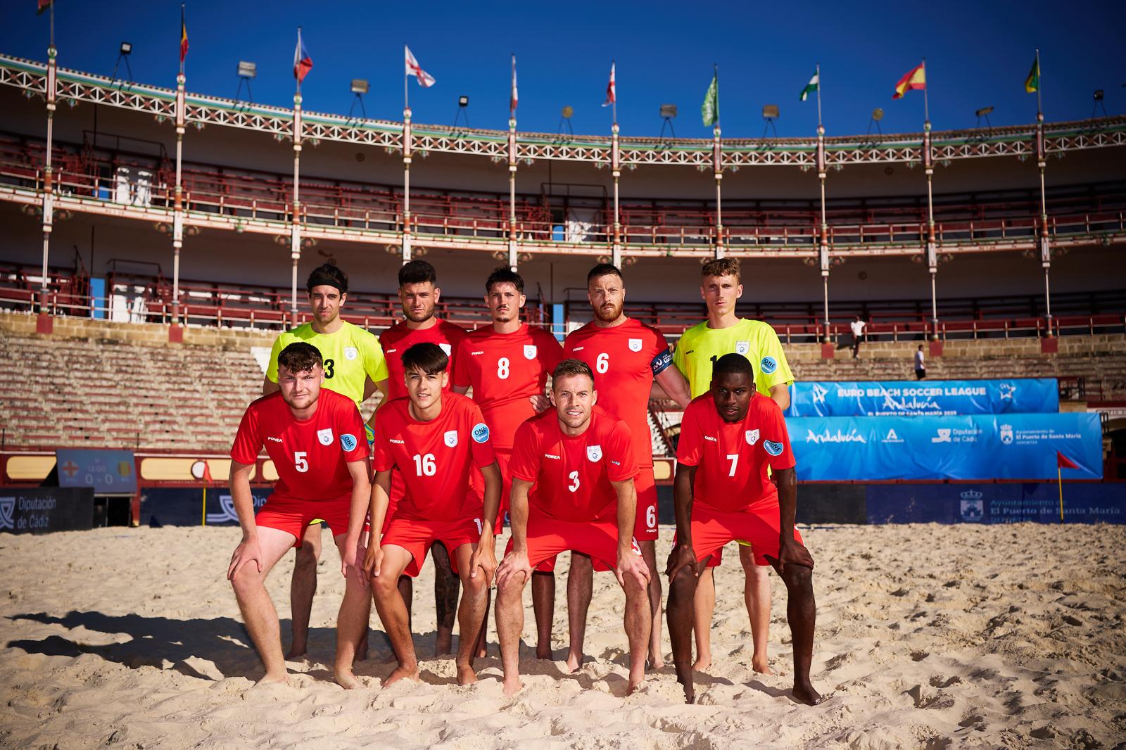 Beach Soccer Team Photo