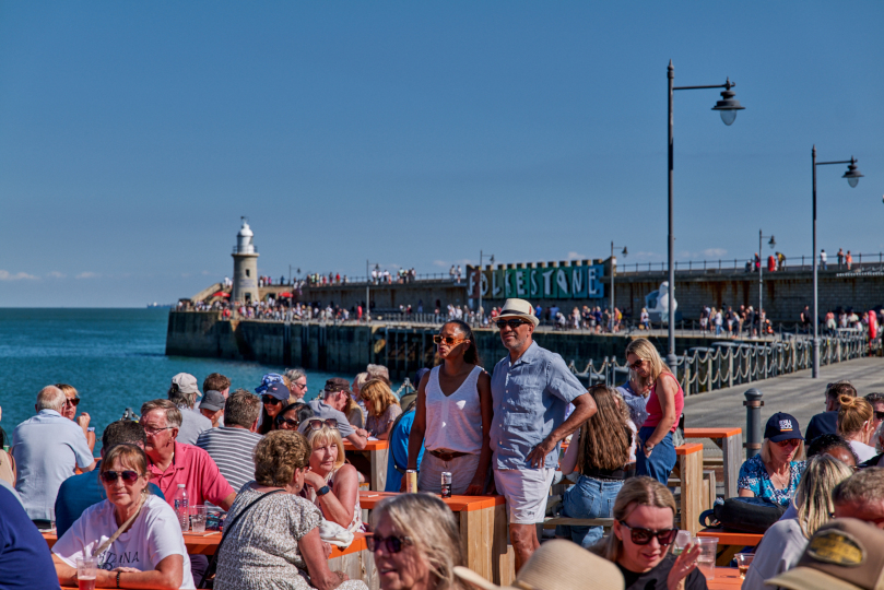 Folkestone Harbour Arm Sign